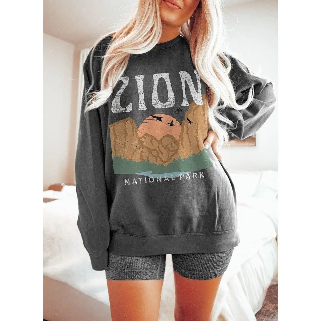 [Sale off up to 50%] Zion Sweatshirt, Gildan Unisex Sweatshirt, Zion National Park Sweatshirt, Utah Sweatshirt, Gildan Unisex Sweatshirt, Zion Utah Sweatshirt