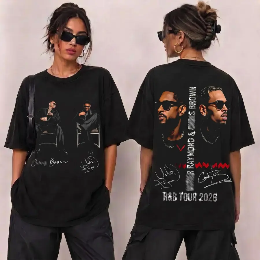 [FREE SHIP] R&B Raymond Brown Music Tour 2026 Shirt, Raymond & Brown Premium Acid T-Shirt, R&B Music Duo Graphic Tee, Urban Hip Hop Soul Streetwear Shirt, Concert Tour Merch