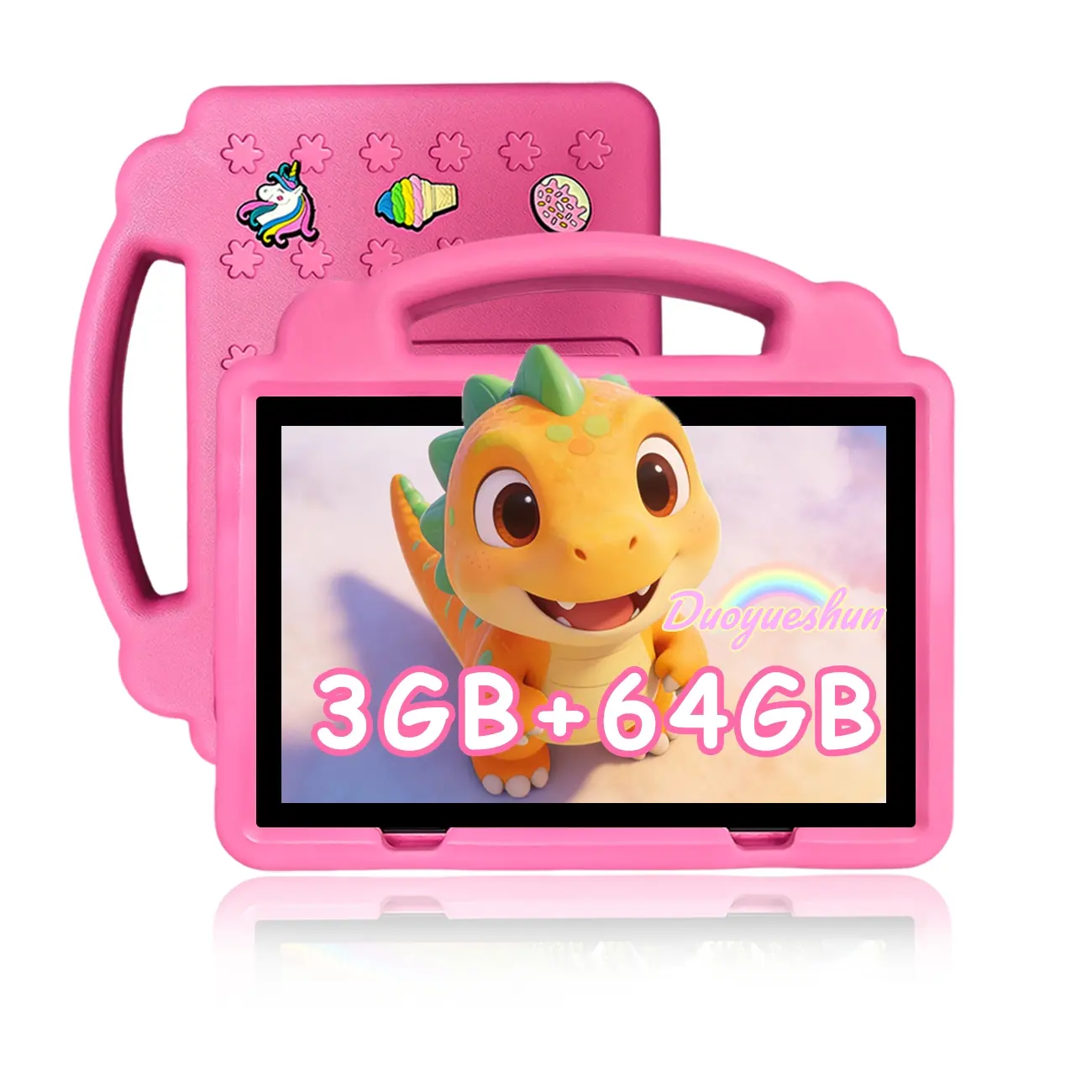 10.1-Inch Android WiFi Learning Entertainment Tablet PC, Supports SIM Calling & Phone Functions, Parental Control, Dual Cameras, HD Display, Shockproof Case
