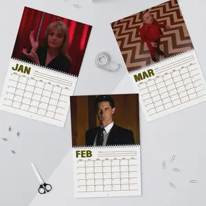 2026 Twin Peaks Calendar, Twin Peaks Movie Calendar, 2026 Wall Celebrity Calendar, Retro Tv Show 90s Calendar