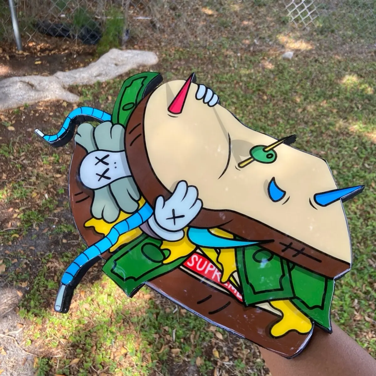 Money Hungry Hype Beast Epoxy Wall Art