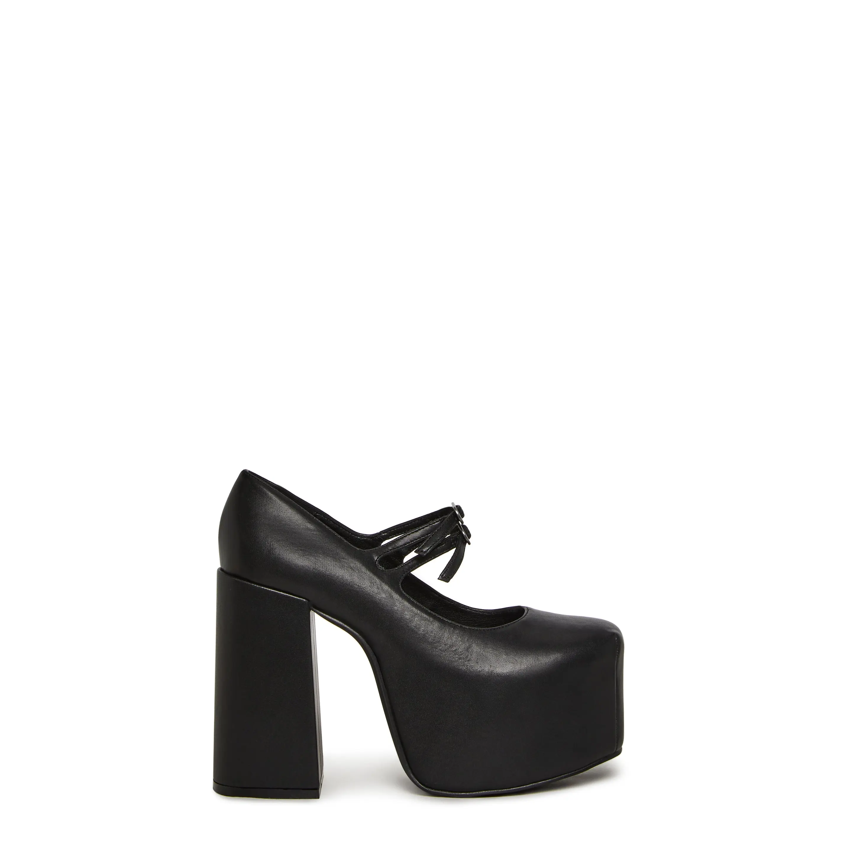 Macabre Meetup Platform Mary Janes - Black