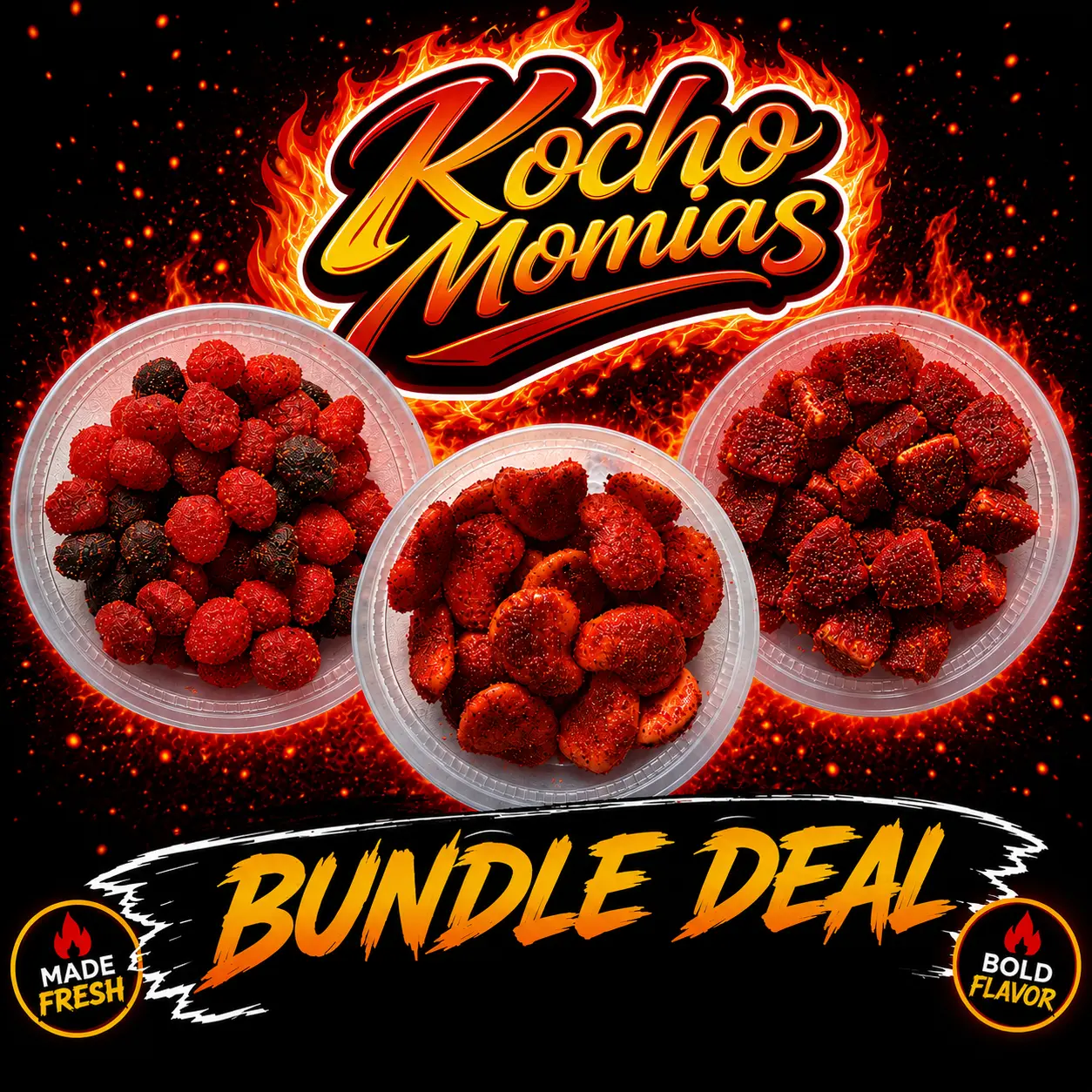 Top Sellers Enchilado Fruit & Chewy Snack Candy Bundle - Gushers, Mangos, Sandias