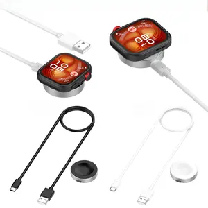 Metal Base Charger with Wide Compatibility for Huawei Watch Fit 4/ Fit4 Pro/ Watch 5/ GT 5/ Watch 4/ GT3/ Watch D2 Charging Cable Magnetic Wireless