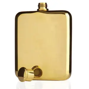 Belmont™ Gold Plated Flask by Viski