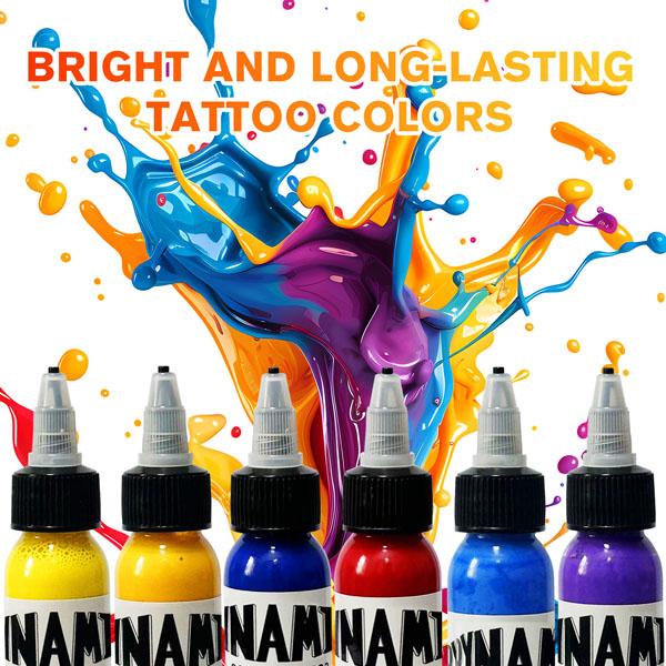 14-piece suit tattoo ink has high saturation, is easy to color, and is waterproof and never fades. It is a must-have for 3D makeup, tattoo,skin care and body art, which opens up unlimited possibilities for professional tattoo creation.