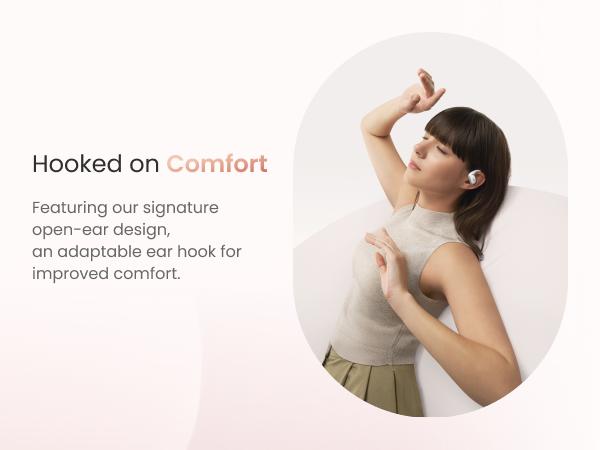 Shokz OpenFit Air - Open-Ear Headphones, True Wireless Earbuds, Water Resistant, Comfortable, Secure Earhooks for Daily Use