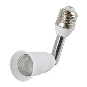 Light Socket Extender 90  Bending E27 to E27 Bulb Base Lamp Holder 180  Adjustable Adapter