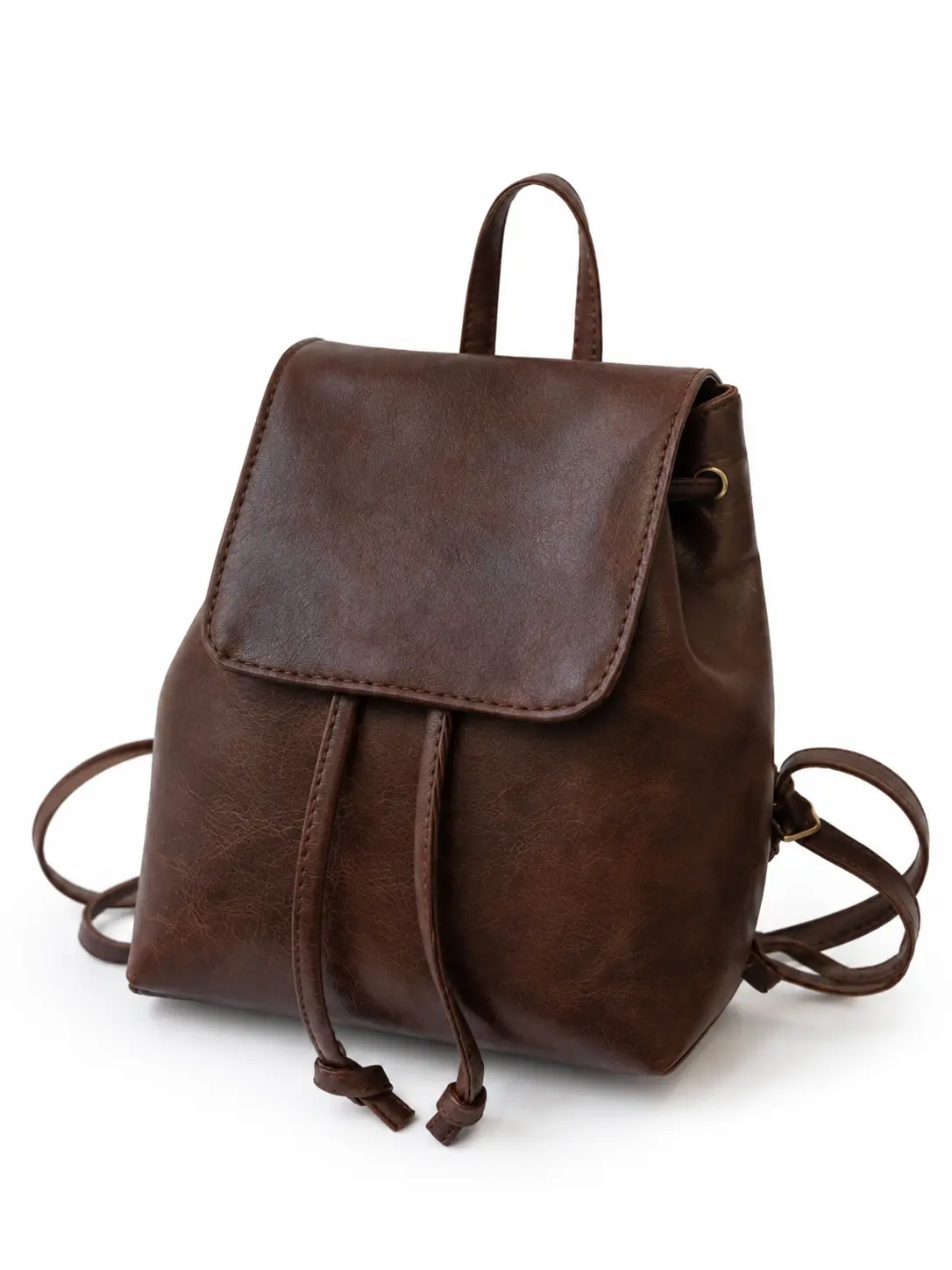 AURIVA Vintage Series – Women’s Leather Backpack Purse | Retro Casual Shoulder Bag, Multi Pocket Travel Backpack, Stylish Everyday Handbag