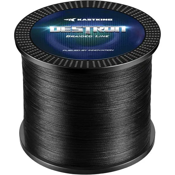 Destron Braided Fishing Line, Highly Abrasion Resistant, Improved Knot Strength, Ultra-Thin Diameter Superline, Zero Stretch & Memory, CFT “Color Fast Technology”, 75% Thinner Than Mono