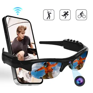 Smart Glasses Camera,HD 1080P Video Recording&Photo Taking,Outdoor Sports DV Camera,Hands Free Recording,Wearable Glasses Camera,UV Protection Polarized Lens,Sports Glasses Camera for Riding, Skiing, Hiking Cycling,Travel,Men Gifts