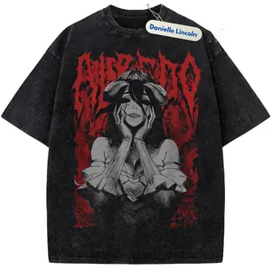 Albedo Anime Graphic T-Shirt, Overlord Vintage T-Shirt Gift For Fan Manga, Gift For Men, Gift For Women, Crew Neck T-shirt, Trending T-shirt