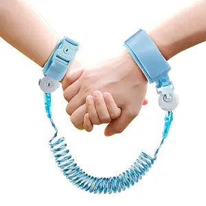Kid Wrist Leash Autism Safe Bracelet for Boys & Girls Toddlers Leash for Supermarket Amusement Park Zoo Travel, Safety Anti Lost Wrist Link for Kids with Key Lock, Reflective Child Walking Harness