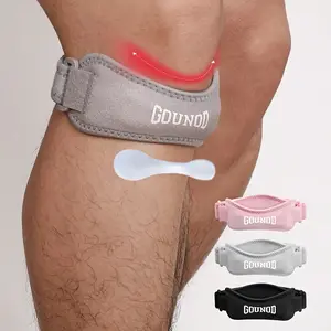 1pc Knee Support Brace - Unisex Patella Stabilizer for Sports (Soccer, Basketball, Running, Tennis, Volleyball & Squats) Patellar Belt Patellaband Knee Compression Wrap Knee Compression Sleeve