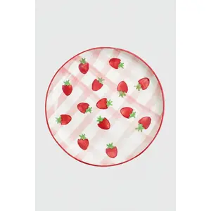 Dessert Plate - Strawberry Shortcake ( Set Of 2 ), 7 Inches