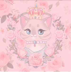 Princess Cecily Floral Pink Post Its