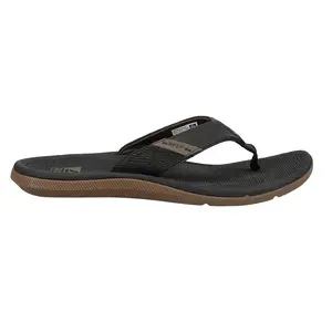 Reef Mens Santa Ana Flip Flops Casual Sandals Casual - Black