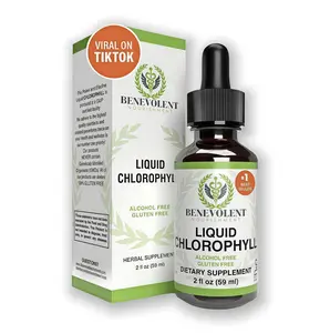 5P-Liquid Chlorophyll Drops (4 Month Supply) Healthcare Supplement - Natural Deodorant and Detox - Gut Support Healthcare Liver Edible Dietary Bathroom Vitamin