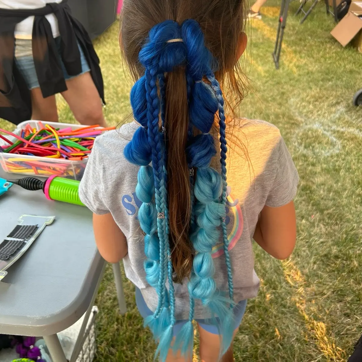 Festival Hair tie in fairy rave
