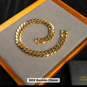 20mm 18k Cuban link 9in 18K