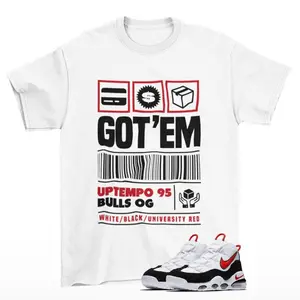 Air Max Uptempo 95 Bulls Shirt, AM Uptempo 95 Bulls Graphic T-Shirt, Copped Tee Match Sneaker, Soft Feel, Classic Look, Ready to