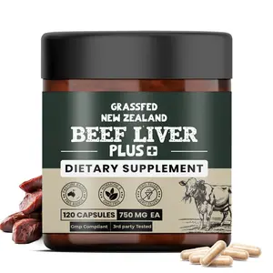 Grass-Fed Beef Liver Capsules 3000mg – 120 Capsules (30-Day Supply) | New Zealand Bovine Liver Supplement for Energy, Muscle Recovery, Brain & Immune Support | Pasture-Raised, Non-GMO, Gluten-Free