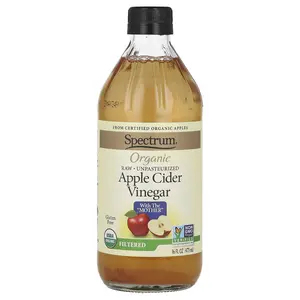 Spectrum Culinary Organic Apple Cider Vinegar, Filtered, 16 fl oz (473 ml)