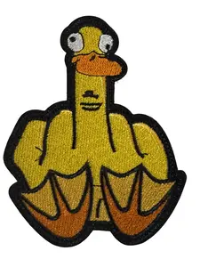 Patch Duck Funny Finger Hook and Loop Morale Patch