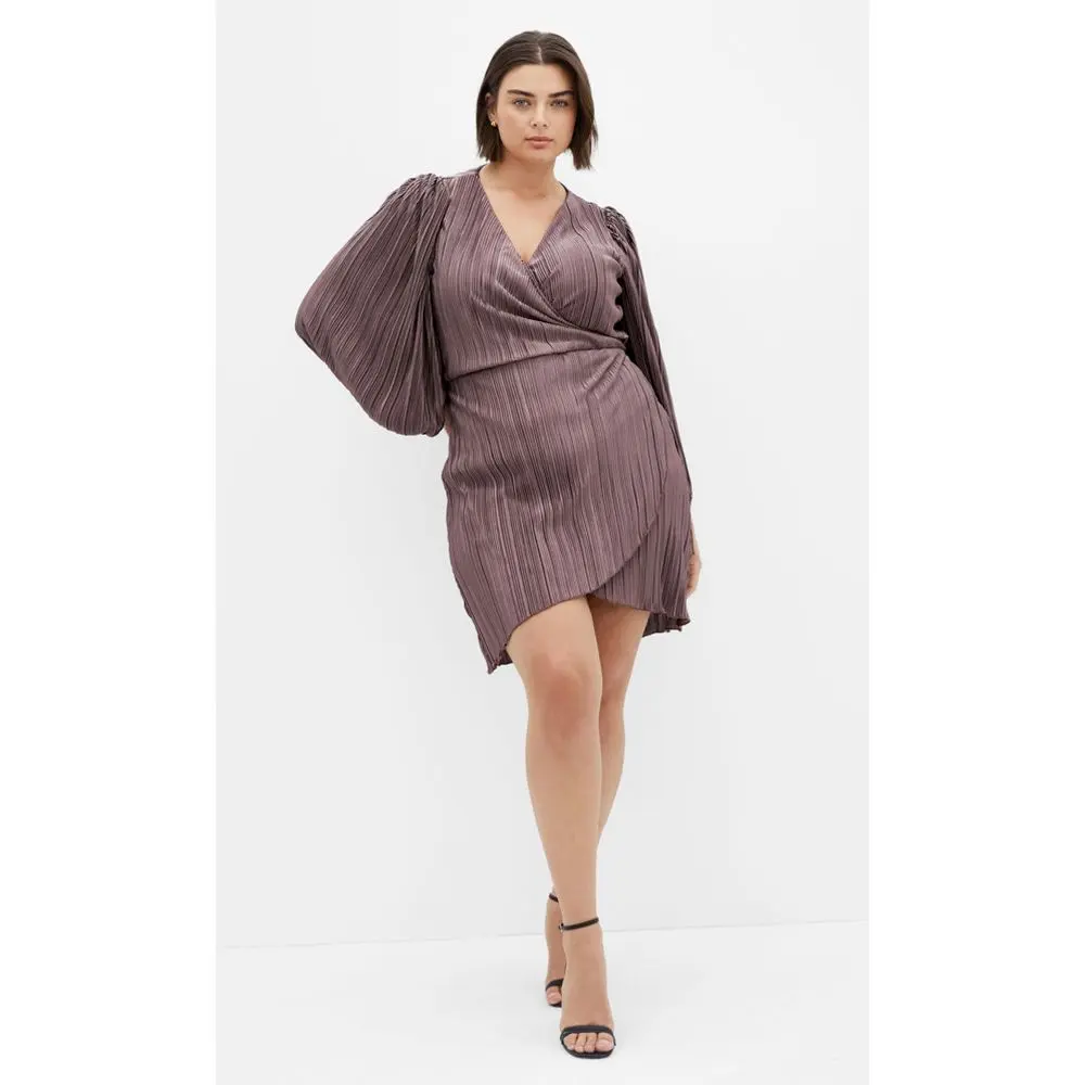 CITY CHIC | Women's Plus Size Kira Dress - titanium - 18W, Style, Garment