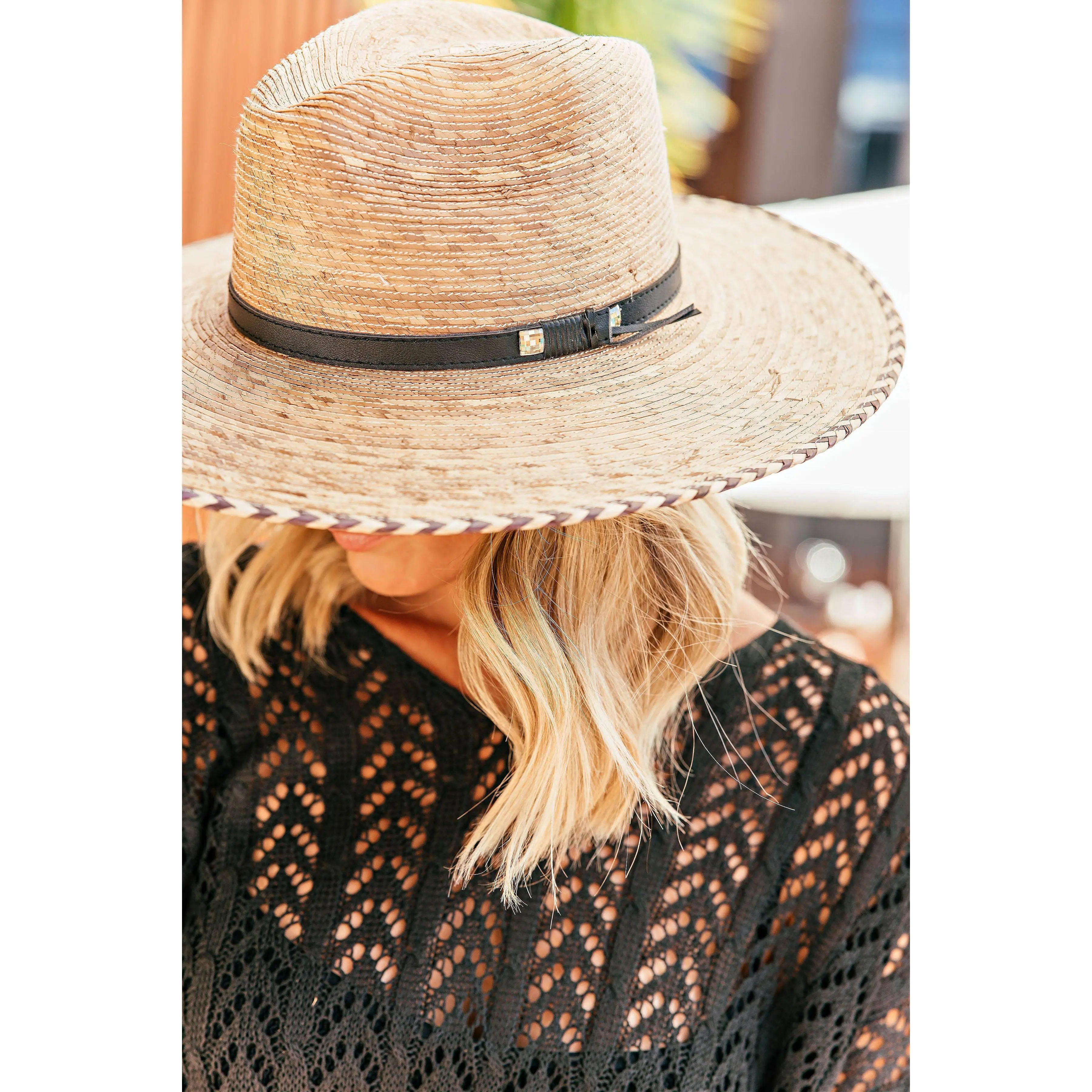 The Reef Pressed Palm Straw Hat