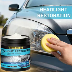 Car Headlight Renewal Agent, Headlight Polishing Agent, Eliminate Oxidation, Restore Brightness, Professional Car Headlight Cleaning Tool, Auto Interior Care Product