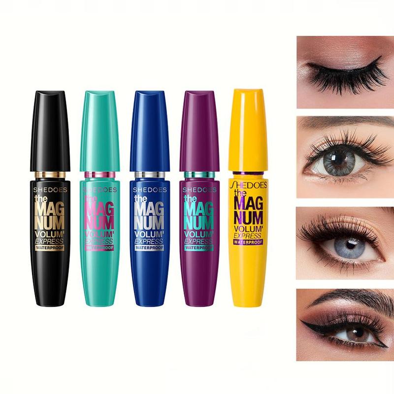 Waterproof & Sweatproof Fiber Mascara -Flash-Dry Vortex Technology with 16HR Zero-Smudge Hold & 3X Volume Boost MakeupCosmetic mascara tubing mascara