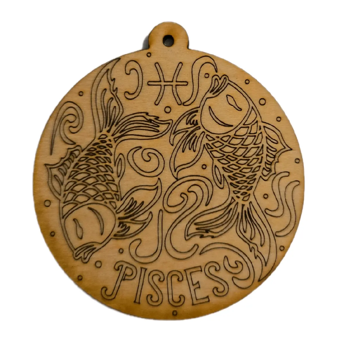 Wood Zodiac Constellation Sign Ornament. Perfect for your tree or gift giving.
