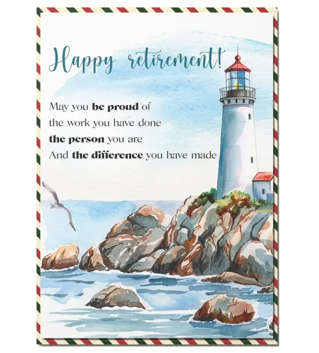 Happy Retirement Card, Retirement Gifts for Men Women, Congratulations Goodbye Farewell Work Colleague