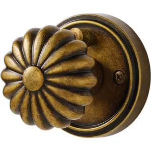 Door Knob Antique Brass Retro Door Knobs, Bathroom Bedroom Door Handle Interior  DoorKnobs, Aluminium Alloy Knob, 1 Pack