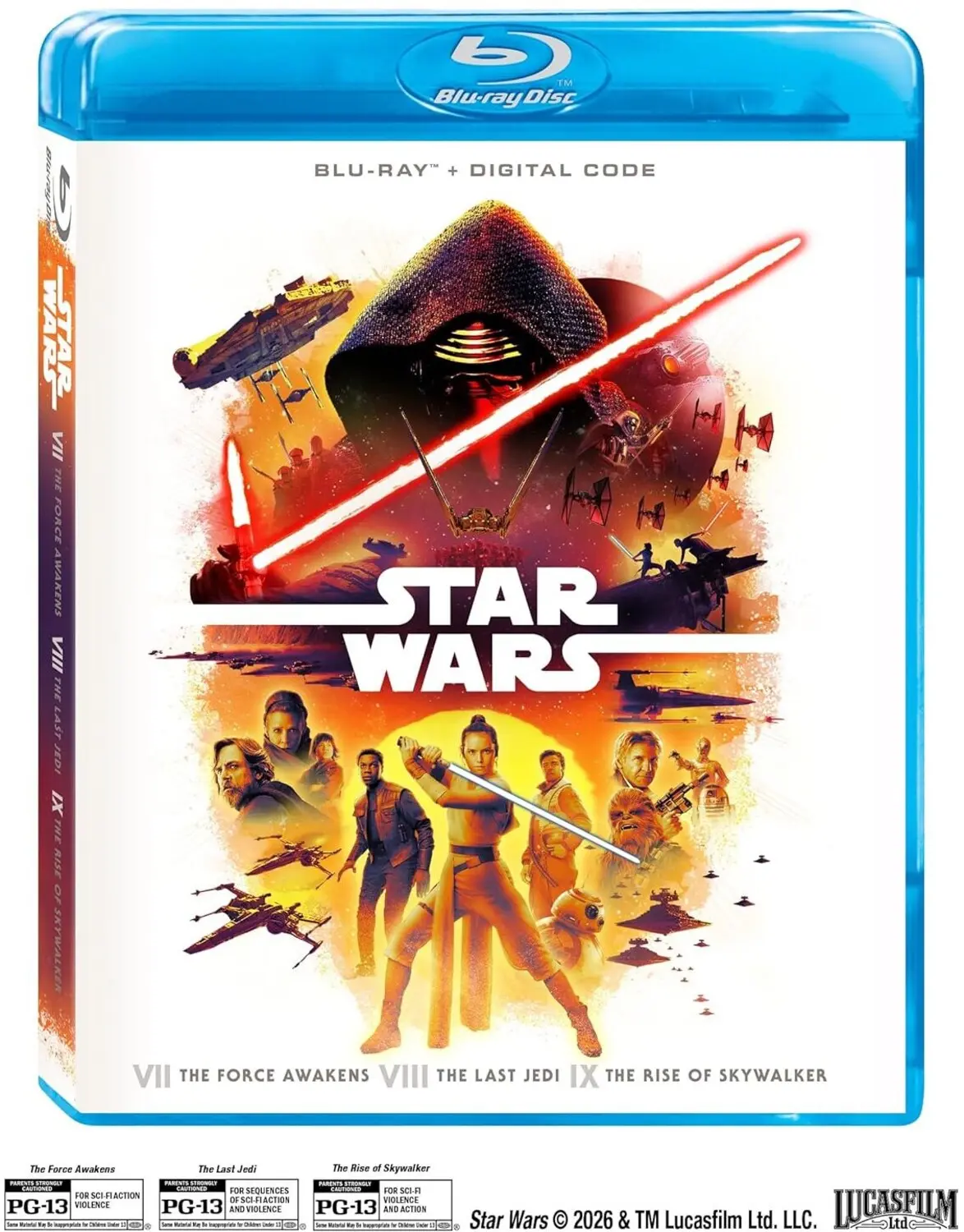 Star Wars: Sequel Trilogy  [BLU-RAY MOVIE]