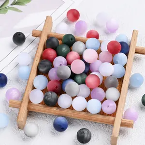 Cat Eye Beads Fashion Frosted Beads Bulk Supplies for Jewelry Making Frosted Beads