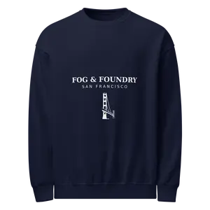 Cotton-Blend Crewneck Sweatshirt — Pill-Resistant Fleece | Fog & Foundry