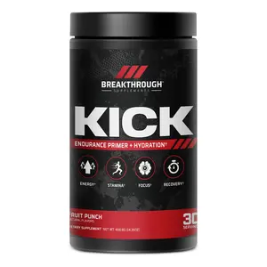 Kick by Breakthrough | Endurance Fuel for Athletes – Fitness, Muscle, Workout, Dietary Supplement Electrolytes Edible