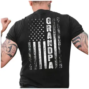 Grandpa Shirt, Patriotic Grandpa Shirt, Grandfather American Shirt, Gifts For Grandpa From Grandkids, Pops Gifts, Papa Shirts, Classic Unisex T-Shirt, Gifts For Father Men, Short Sleeve Tee Shirt