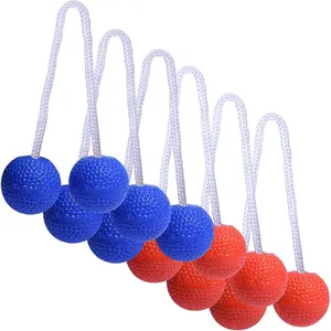 Ladder Toss Bolo Replacement Set - Kid Safe Soft Rubber or Hard Golf Balls