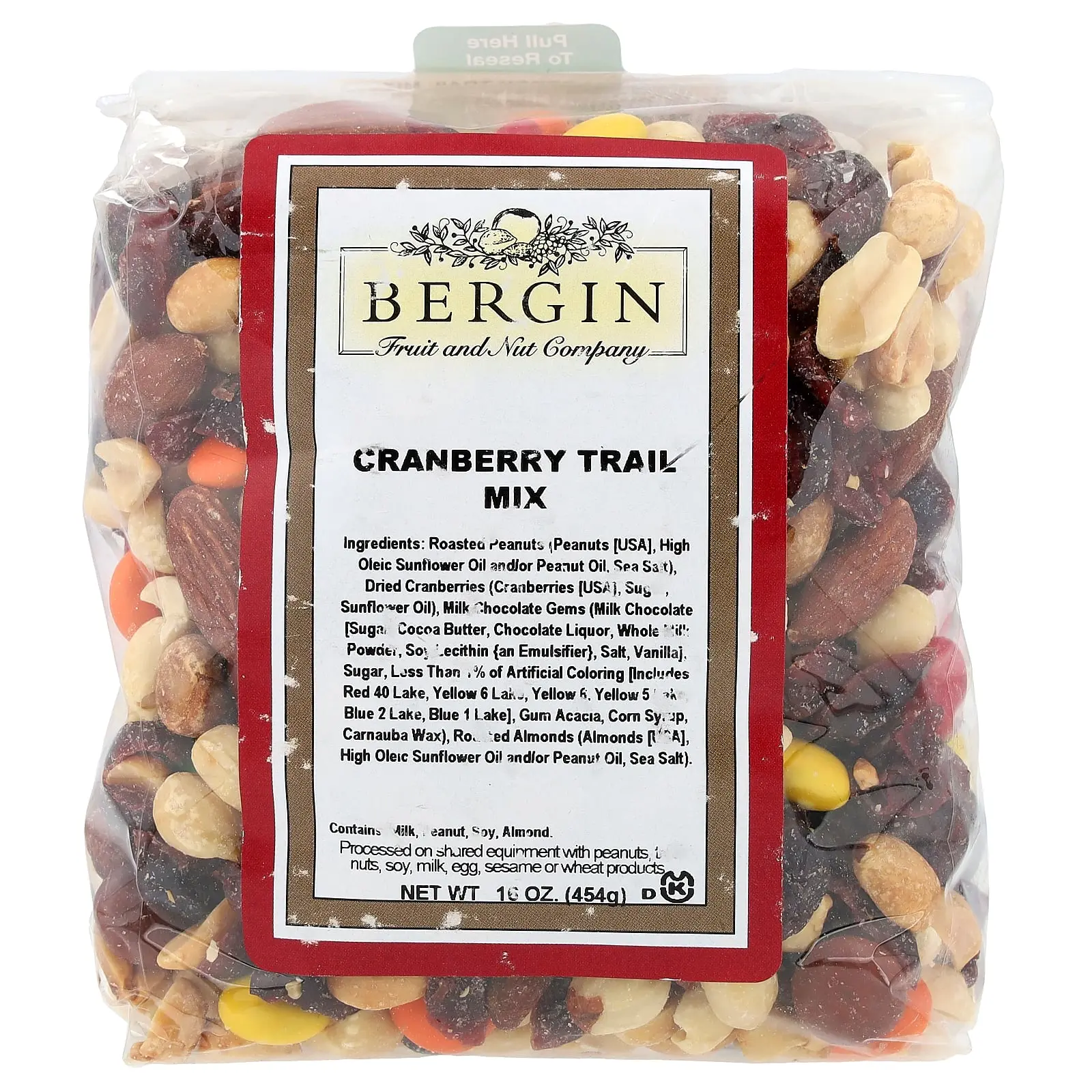 Bergin Fruit and Nut Company Cranberry Trail Mix, 16 oz (454 g)