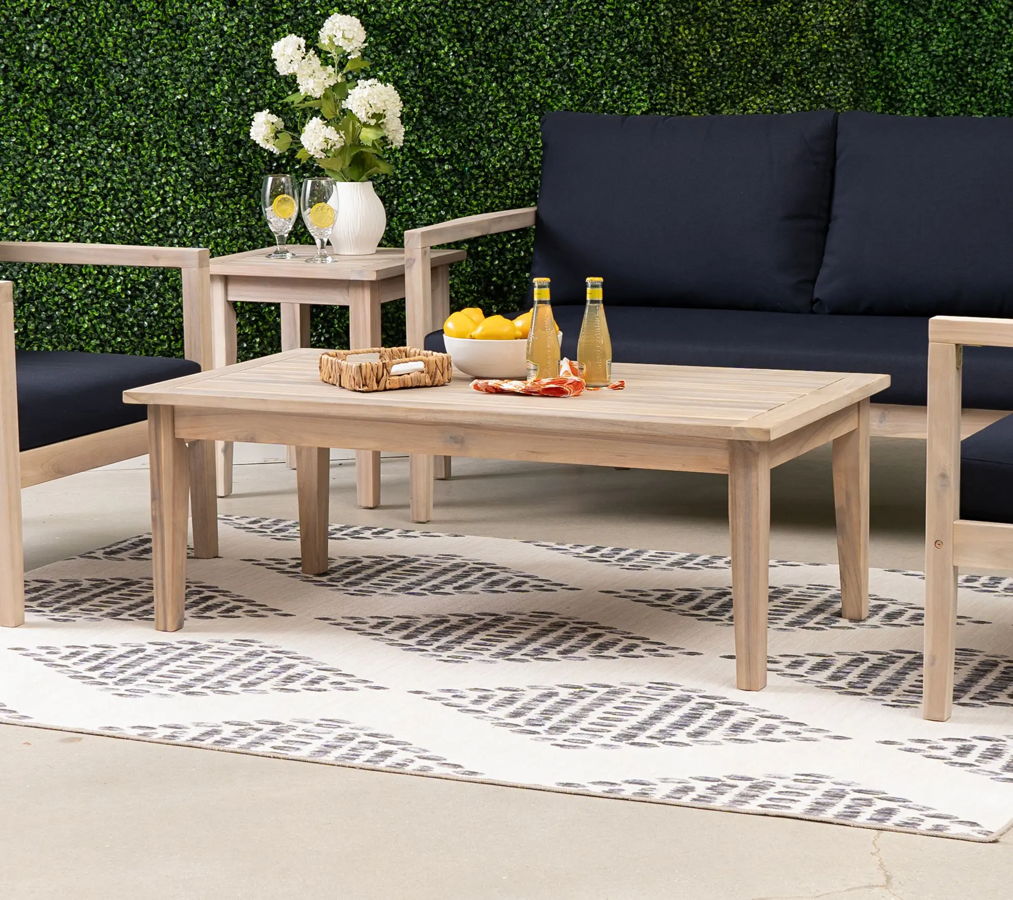 Linon Home Teagon Nat Coffee Table