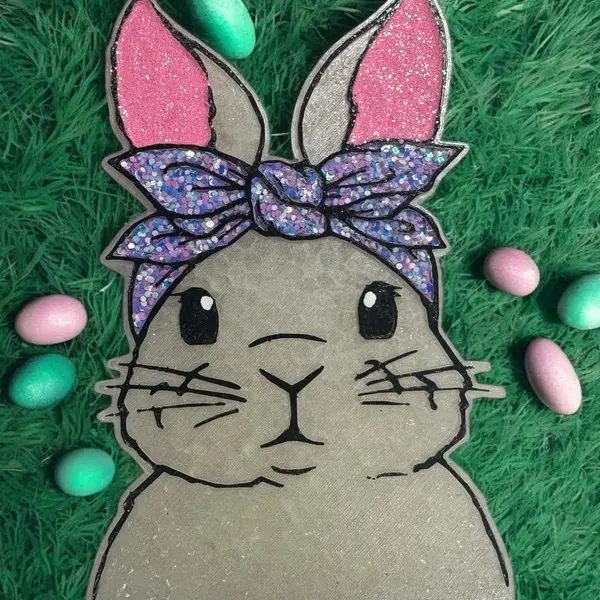 Cute Bunny Car Freshie – Easter Rabbit Scented Car Air Freshener