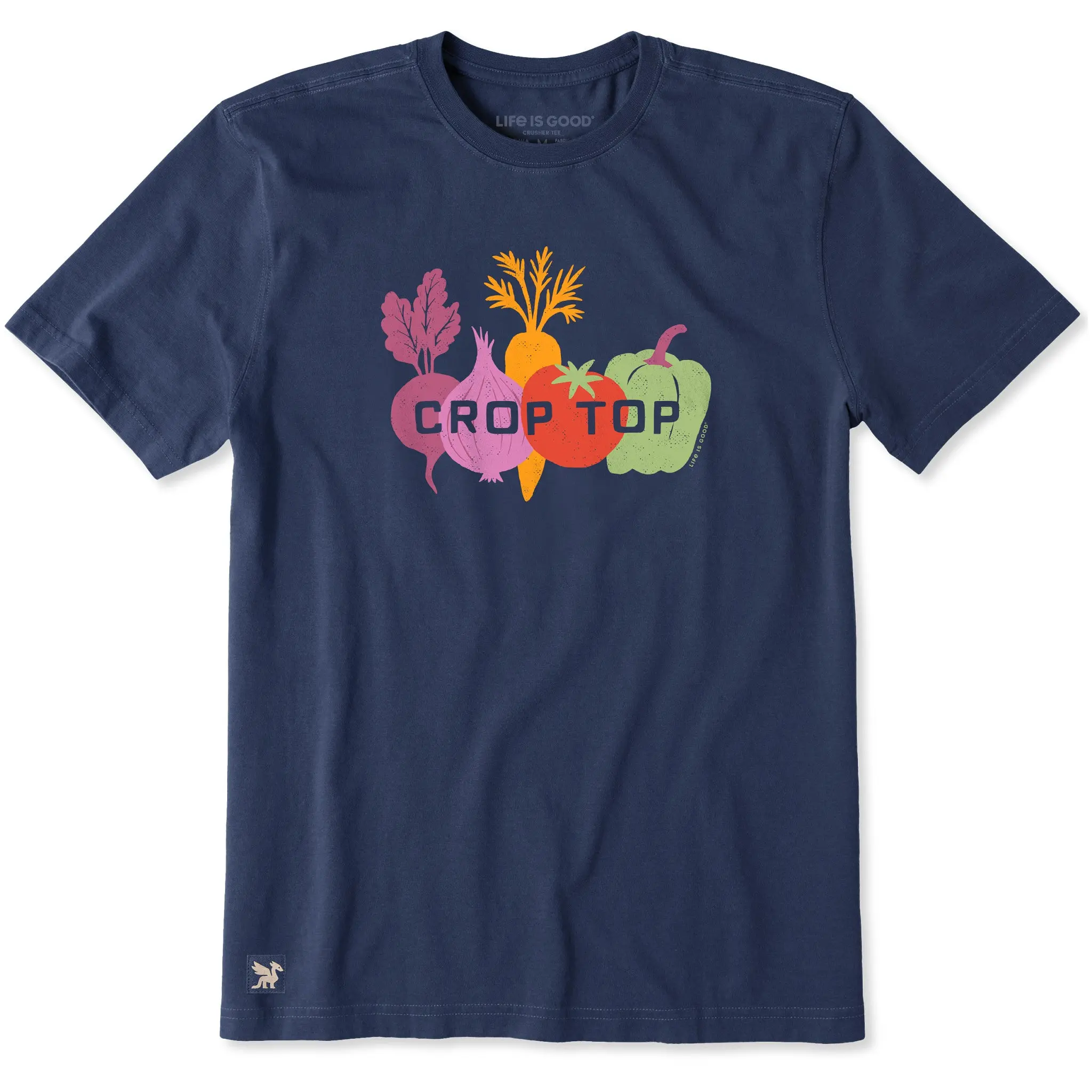 Men's Crop Top Lineup Short Sleeve Tee