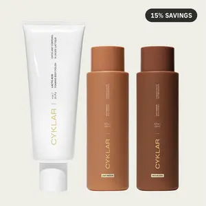 The Buildable Bronze Set – Includes Lactic Acid Body Polish and Two Shades of Self-Tanning Milky Essence