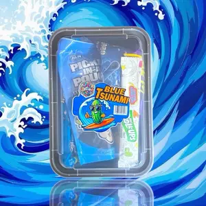 Blue Tsunami Pickle Kit By Trend Zone | Sour Snack Challenge!