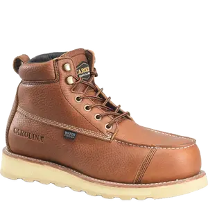 Carolina Men's 6" Waterproof Brown Work Boots CA7070