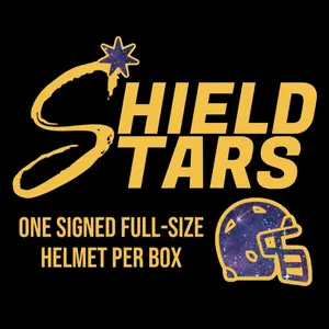 1-Box PYP #3 "Shield Stars" by VO Hobby - Authentic Helmet - Signed Sports Memorabilia with COA from Beckett, JSA or Fanatics