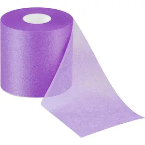 30 Yards Pre-wrap Athletic Tape Pre Wrap Athletic Foam Underwrap Tape Foam Underwrap Bandage for Hair Soccer Sports Wrists Elbows Knees Ankles 2.76 Inches(Purple)